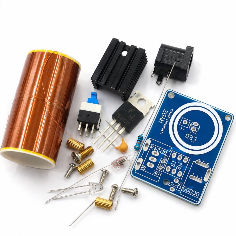 BD243 Mini Tesla Coil Kit Wireless Energy Transfer Experiment