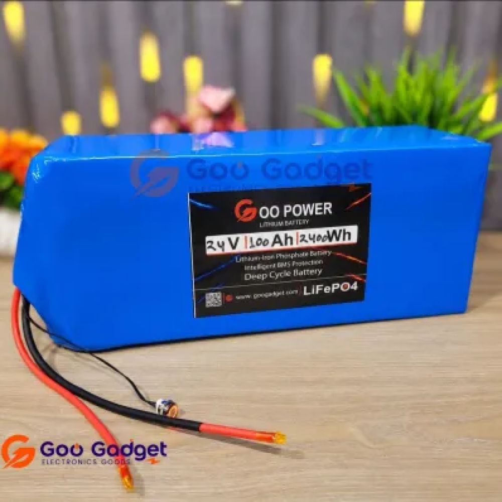 24V 100Ah LiFePO4 Battery Pack | CATL Cells with JK 200A Smart BMS