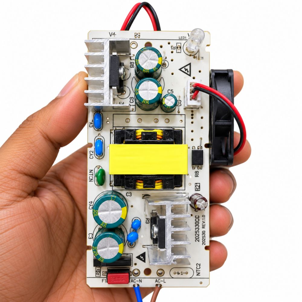 14.6V 5A BigMax LiFePO4 Battery Charger | 4S 12.8V Battery Charger with Cooling Fan