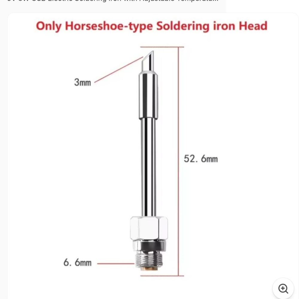 5V 8W USB Electric Soldering Iron with Adjustable Temperature