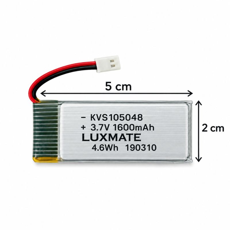 3.7V 1600mAh Rechargeable LiPo Battery for RC Drones, Cars & Toys  Specifications