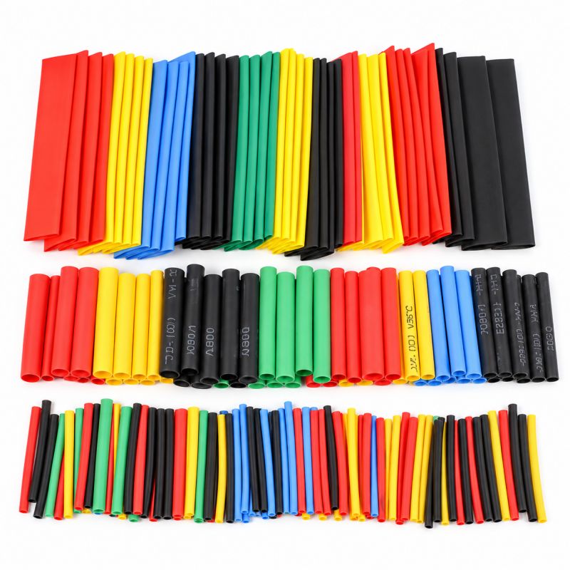 328Pcs Polyolefin Heat Shrink Tube Assortment Kit for Wire Cable Protection
