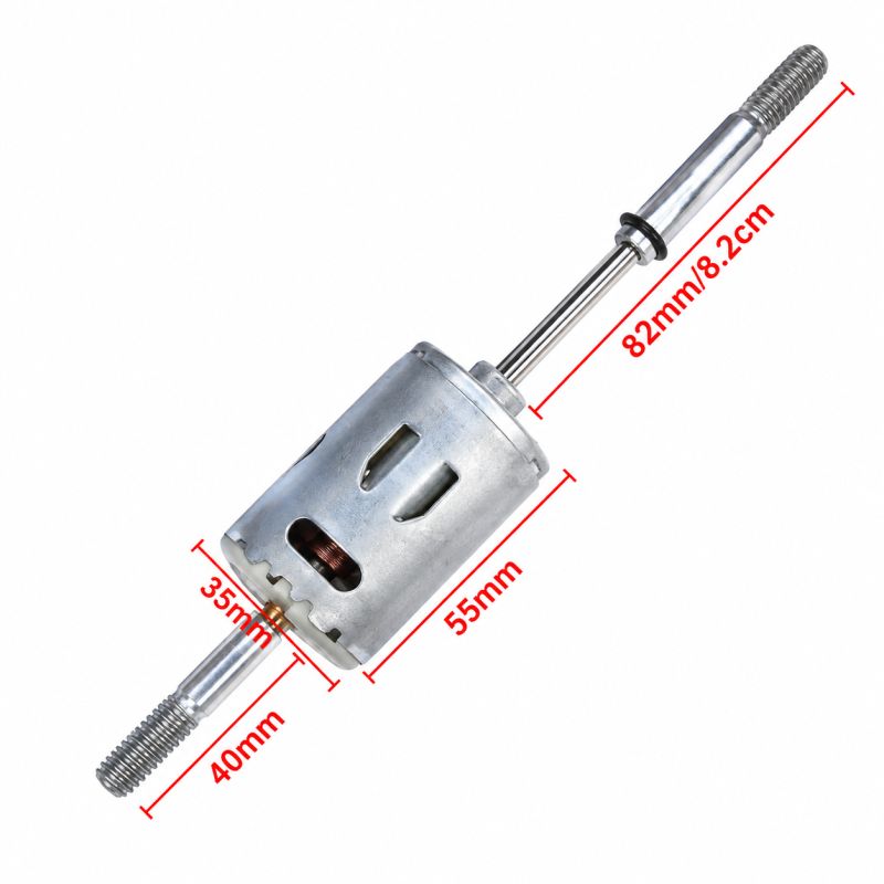555 DC Motor 12V 15W Long Shaft for Stand Fan