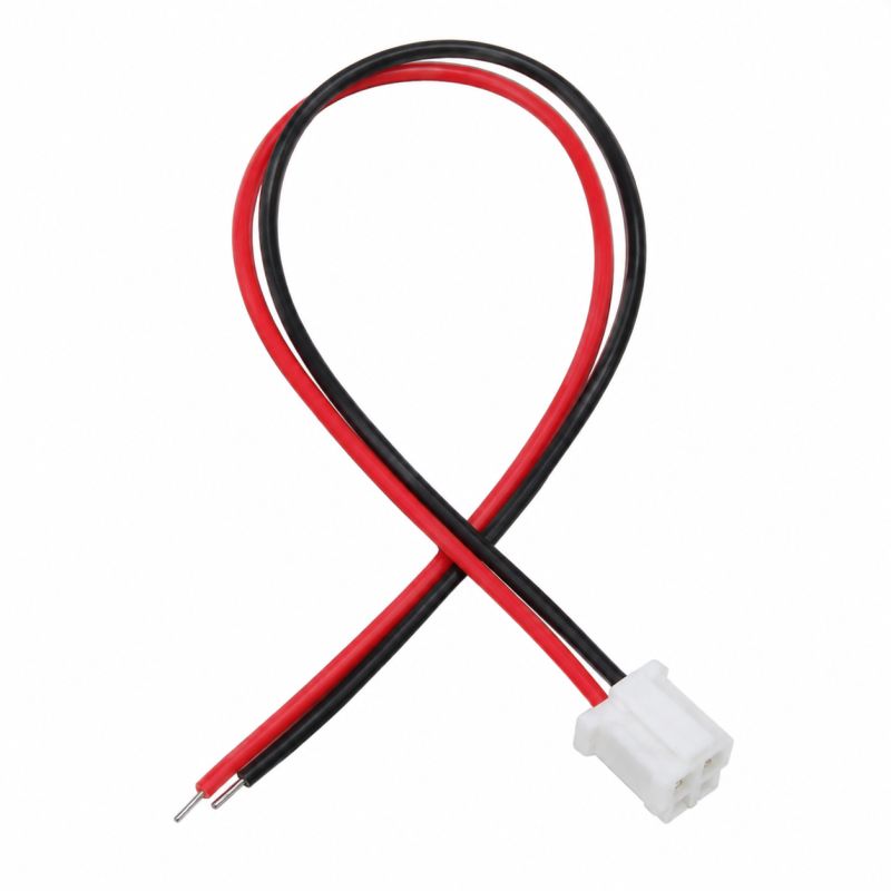 JST SH 1.25mm 2-Pin Single-End Wire Cable 100mm for LED Strip