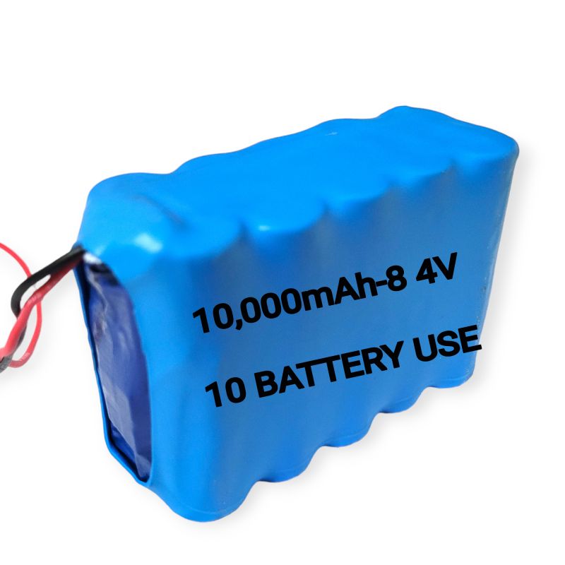 7.4V 10000mAh 18650 Li-Ion Battery Pack with 20A Protection BMS