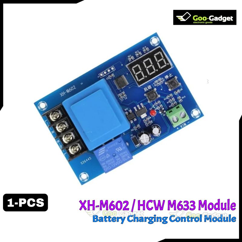 XH-M602/HCW-M633 Battery Charger Control Module | AC 220V to DC 6-60V for Lithium & Lead-Acid Batteries