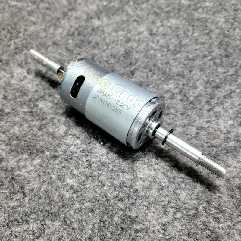 595 12V High-Speed Dual Shaft DC Motor – Defender Model