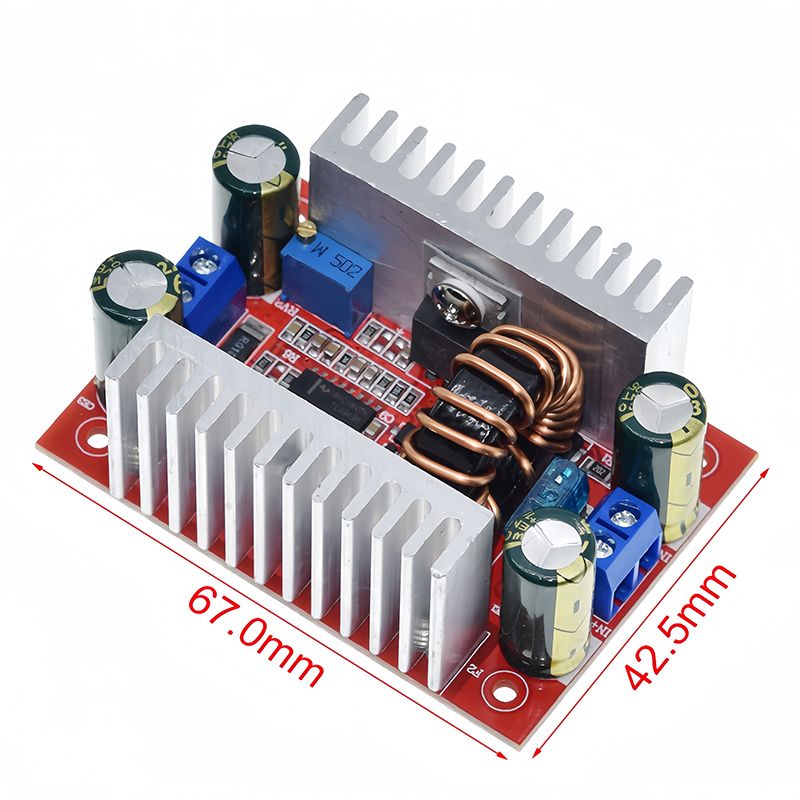 400W 15A DC Boost Converter | Adjustable 10V–60V Constant Current Module