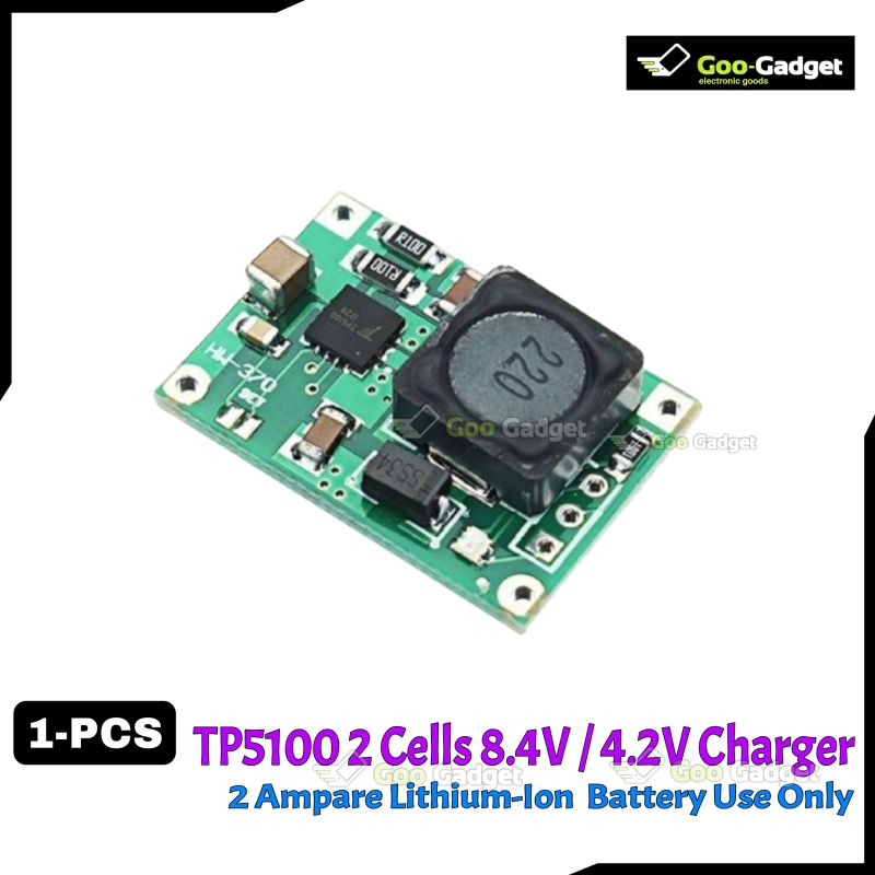 TP5100 2A Lithium-Ion Battery Charger Module | 4.2V/8.4V Dual-Cell 18650