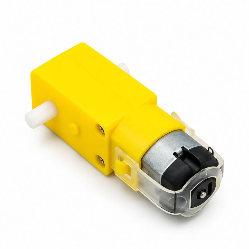 DC 3V-6V 130RPM TT Gear Motor Dual Shaft for Smart Robot Car