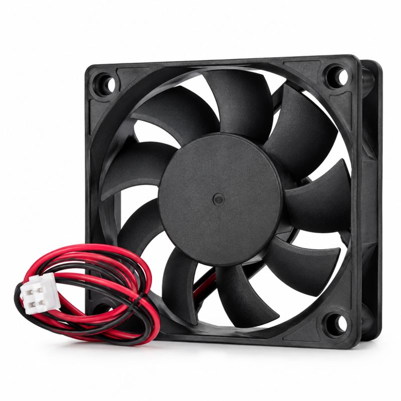 DC 12V 4-Inch Brushless Cooling Fan 3W 2500RPM 35CFM for CPU & Electronics