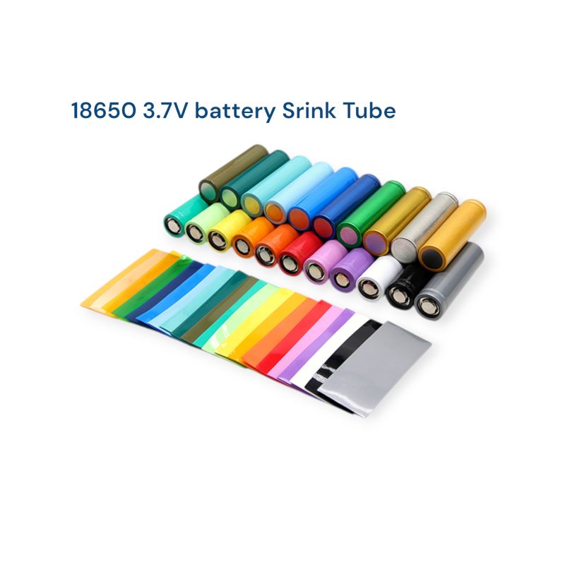 18650 Lithium-Ion Battery Shrink Wrap Sleeve Multicolor