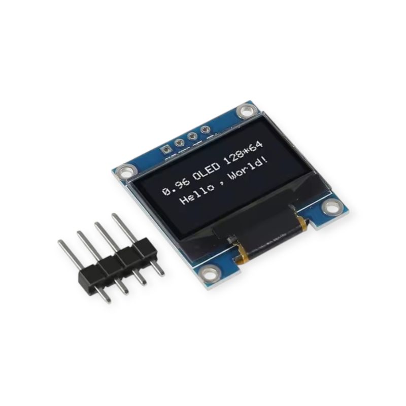 0.96 Inch OLED Display Module 128×64 I2C 4-Pin SSD1306 for Arduino