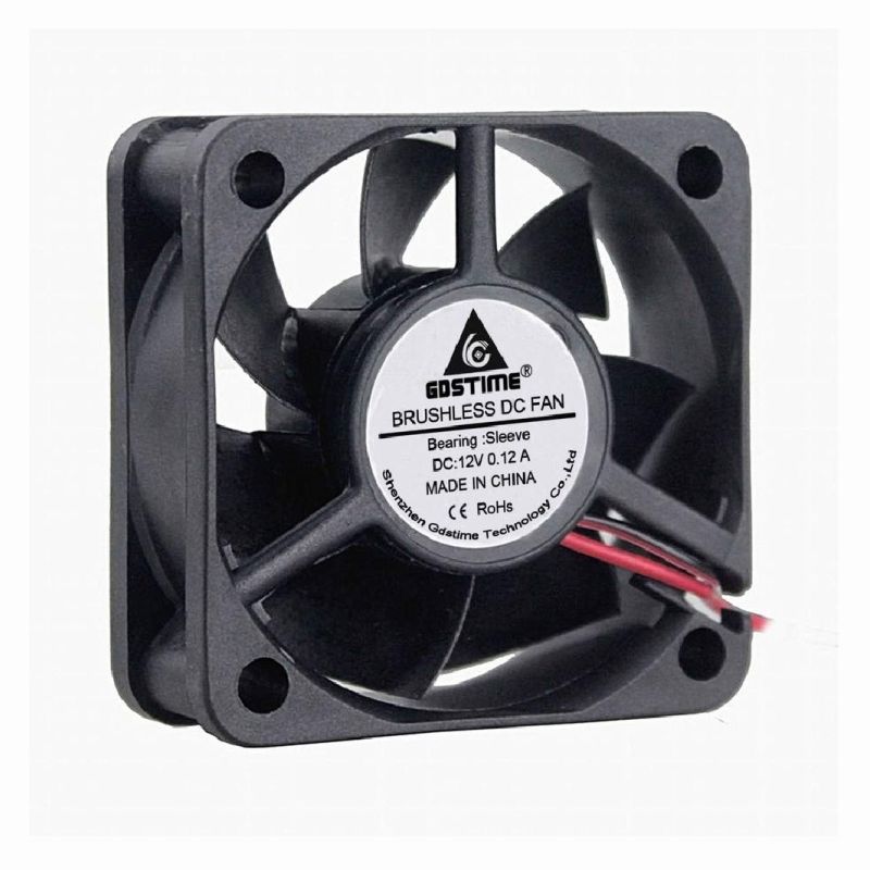 DC 12V 2-Inch Brushless Cooling Fan 50mm High-Speed Silent DC Fan
