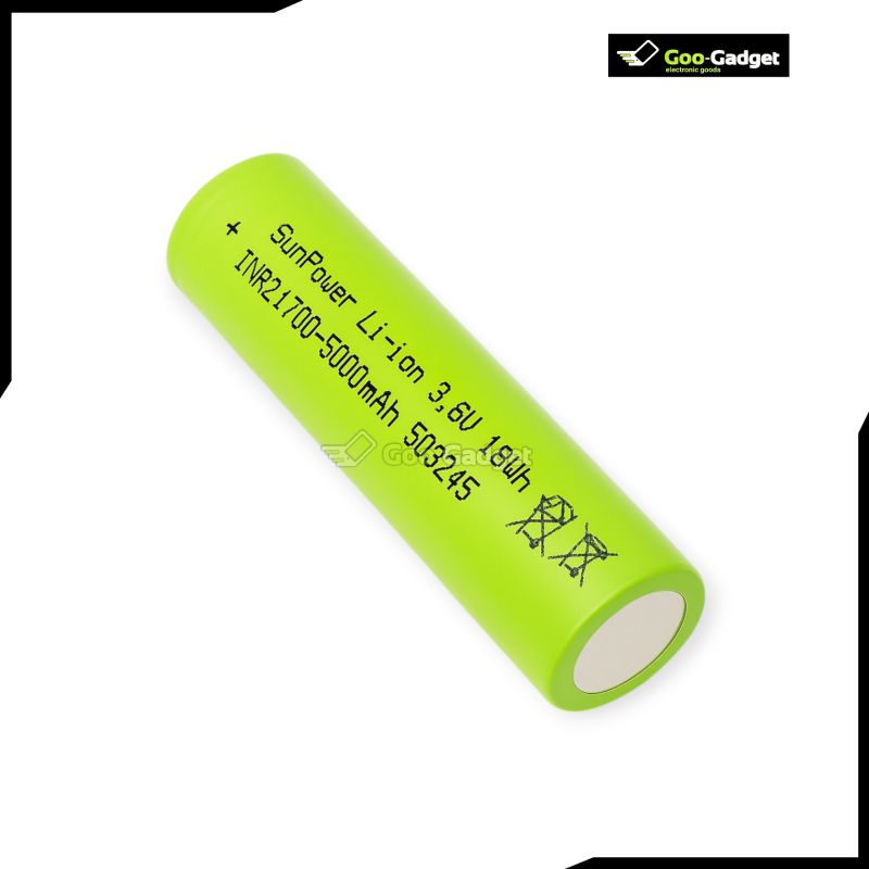 INR21700 3.6V 5000mAh Li-Ion Rechargeable Battery 21700 High Capacity Cell