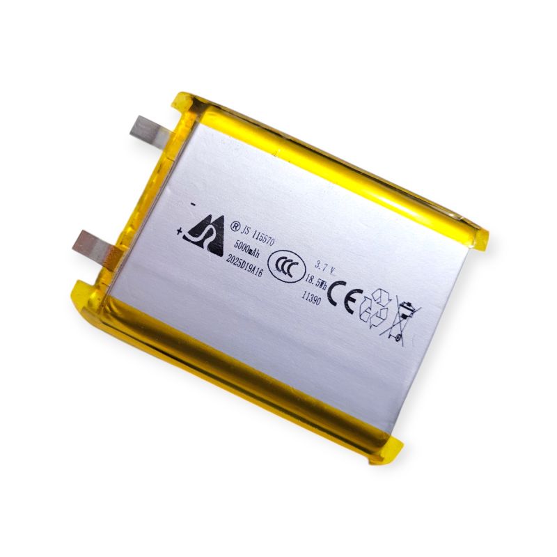 3.7V 5000mAh Li-Po Lithium Polymer Battery Cell for Power Banks & IoT Projects