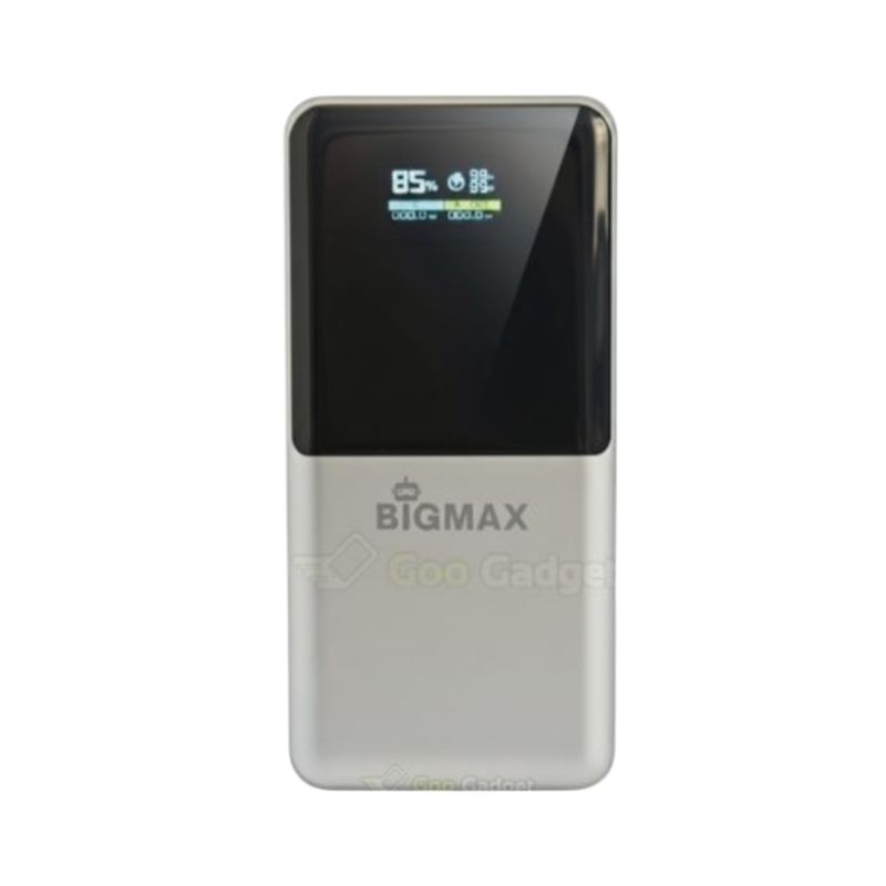 BIGMAX 10000mAh DIY Power Bank Case | Smart LED Display, Dual USB Output & Micro USB + Type-C Input