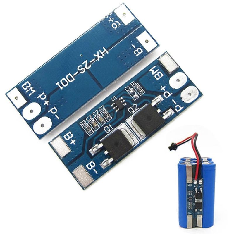 2S 8A 18650 Li-ion BMS PCM Board | 8.4V Battery Protection Module | 15A Peak