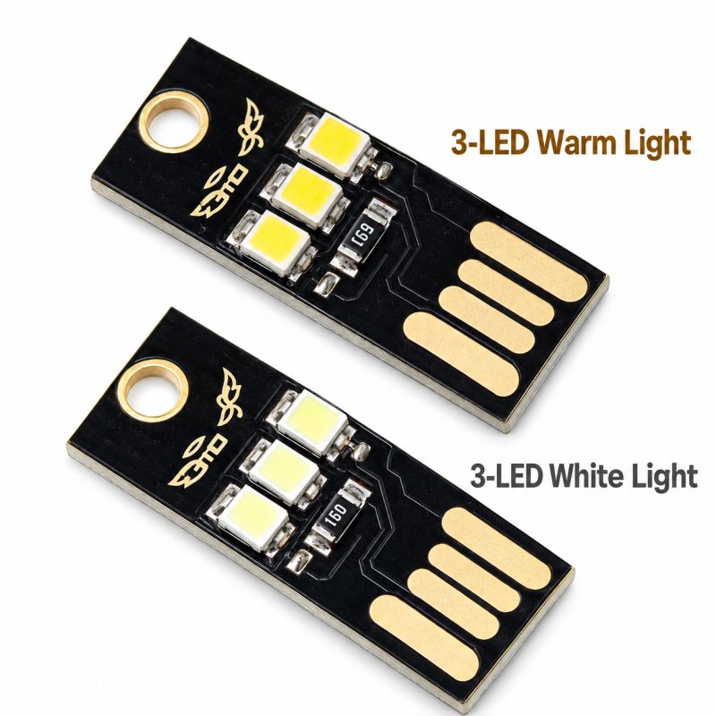 USB 0.5W LED Night Light Mini Pocket Lamp for Laptop, PC & Power Bank