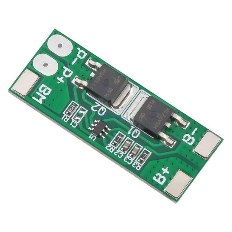 2S 6.4V 10A LiFePO4 BMS Battery Protection Board with Overcharge & Overdischarge Protection