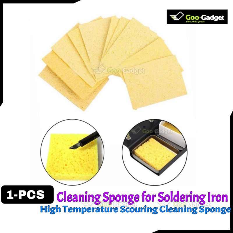 Soldering Iron Cleaning Sponge High Temperature Yellow