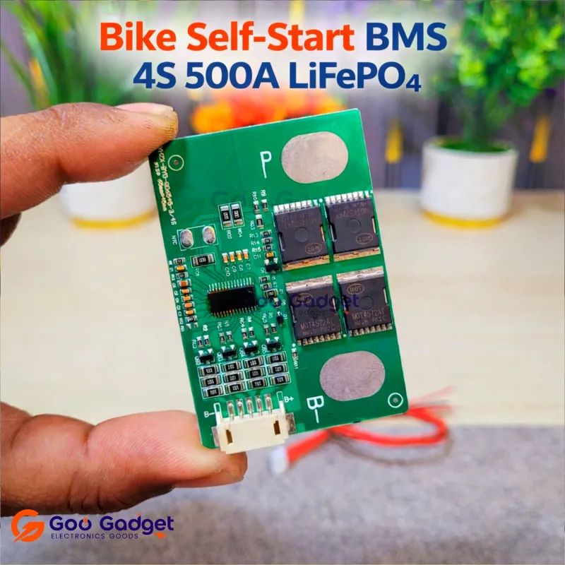 4S 500A LiFePO4 Bike Self-Start BMS High Peak Cranking Protection Board