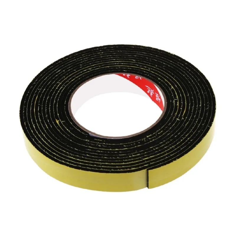 20mm × 3mm Double-Sided Black Foam Adhesive Tape for Mounting & DIY