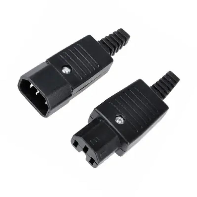 IEC BX-09 BX-10 Rewireable Inline Socket Plug Connector 250V 10A