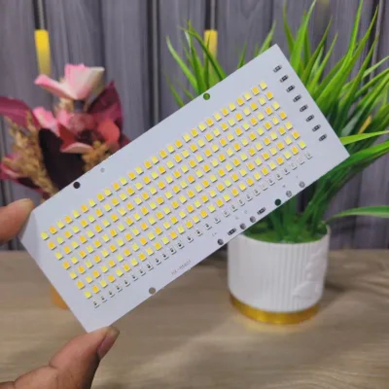 4V 100W Warm White LED Light Panel | Red & Blue Emergency Signal Light