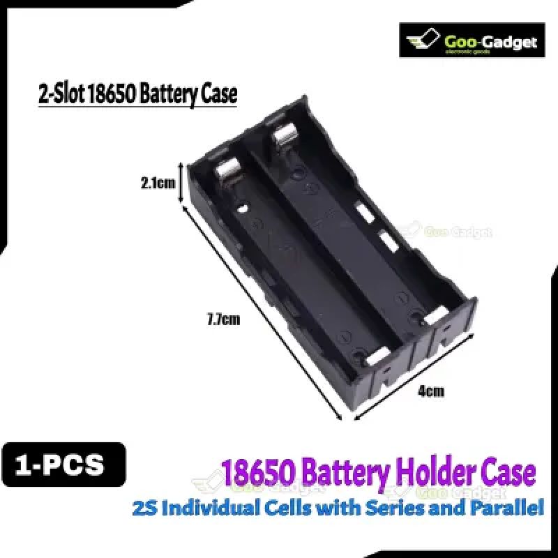 2× 18650 Battery Holder | Individual Cell PCB Mount Holder for Series & Parallel Connection