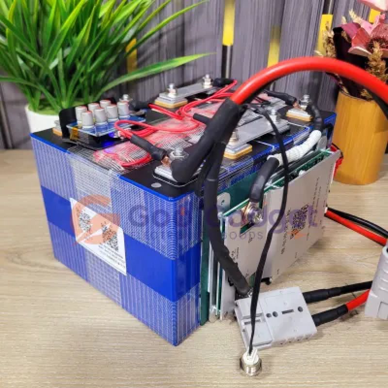 12V 114Ah LiFePO4 Rechargeable Battery Pack | JK 100A Smart BMS with 1A Active Balancer