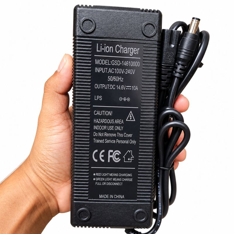 14.6V 10A LiFePO4 Battery Charger | 12V 4S Lithium Iron Phosphate Battery Charger