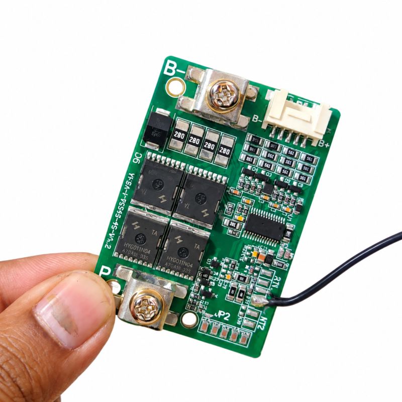 12V 4S 250A LiFePO4 Self-Start BMS | Motorcycle Battery Protection Board with Temperature Sensor