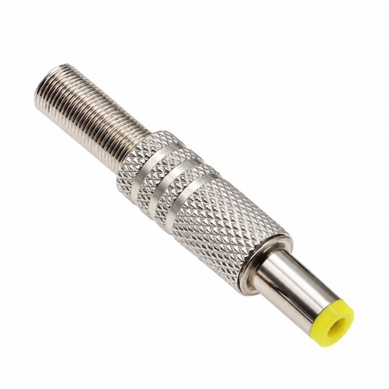 5.5×2.1mm DC Power Plug | Male Metal DC Barrel Connector Adapter