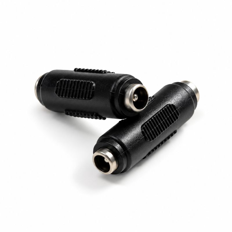 5.5×2.1mm Female to Female DC Power Jack | Inline DC Barrel Connector Adapter